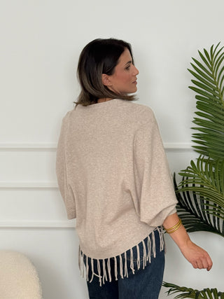 Chaqueta punto Beige | Michela