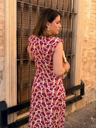 Vestido midi estampado | Alira