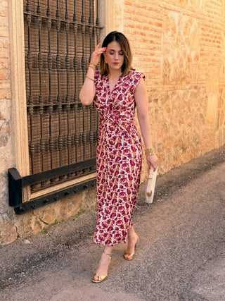 Vestido midi estampado | Alira
