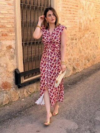 Vestido midi estampado | Alira