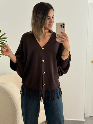 Chaqueta punto Marrón | Michela