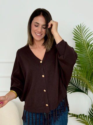 Chaqueta punto Marrón | Michela