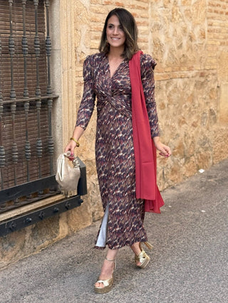 Vestido estampado geométrico  | Nilo