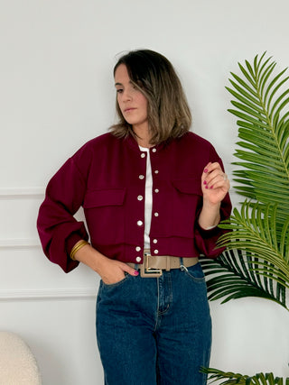 Bomber burdeos | Ruby