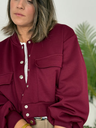 Bomber burdeos | Ruby