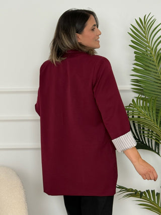 Blazer burdeos | Olivia