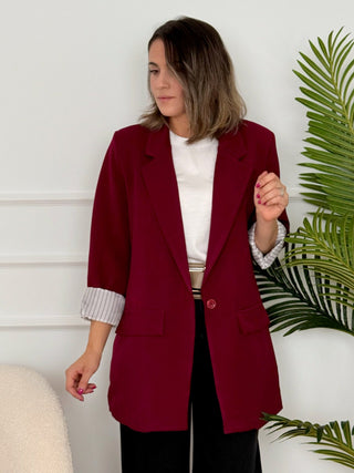 Blazer burdeos | Olivia