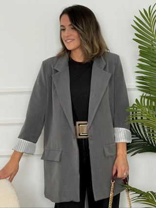 Blazer gris | Olivia