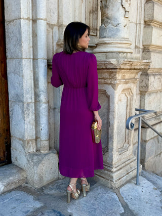 Vestido midi buganvilla | Isabela