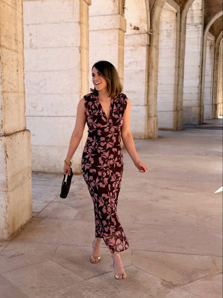 Vestido Midi Estampado | Gadea