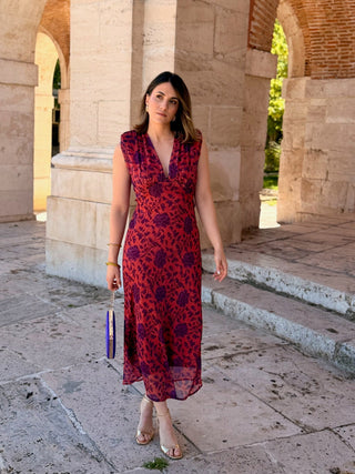 Vestido Midi Estampado | Yara