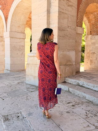 Vestido Midi Estampado | Yara
