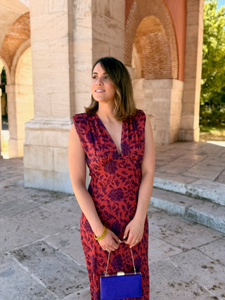 Vestido Midi Estampado | Yara