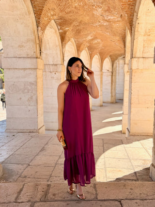 Vestido gasa buganvilla | Noa