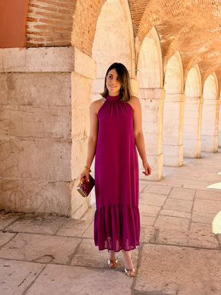 Vestido gasa buganvilla | Noa