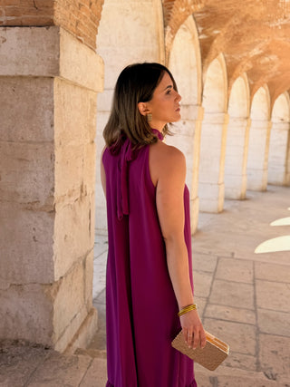 Vestido gasa buganvilla | Noa