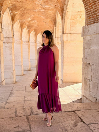 Vestido gasa buganvilla | Noa