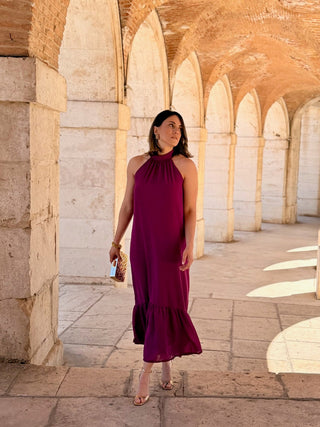 Vestido gasa buganvilla | Noa