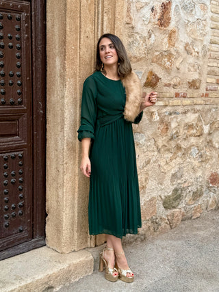 Vestido gasa verde  | Magui