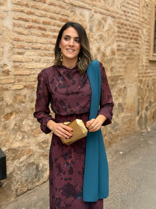 Vestido midi estampado | Budapest