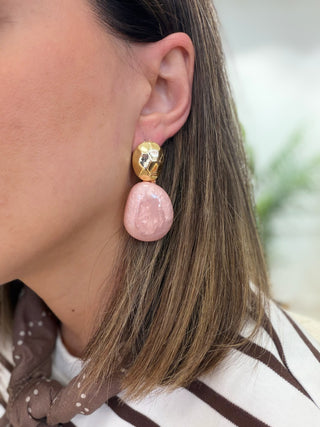 Pendientes Rosa | Perla
