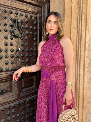 Vestido gasa buganvilla | Bianca