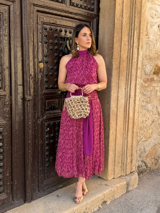 Vestido gasa buganvilla | Bianca