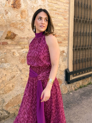 Vestido gasa buganvilla | Bianca
