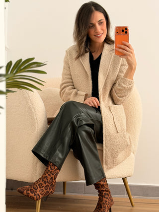 Abrigo Bouclé beis | Elsa