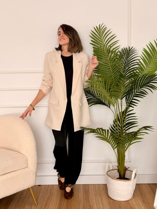 Blazer beige  | Hazel