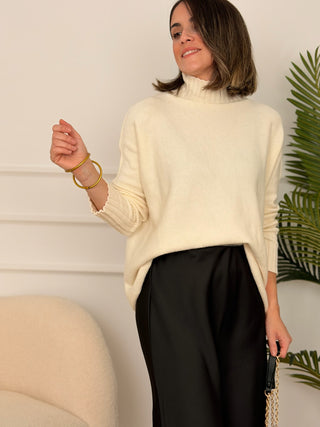 Jersey punto blanco | Claudia