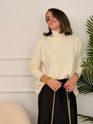 Jersey punto blanco | Claudia