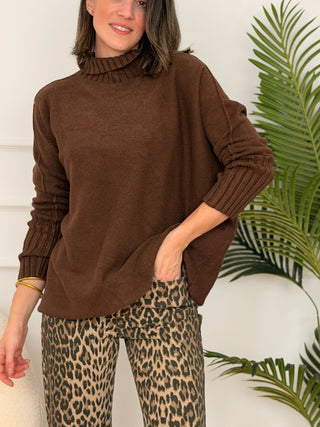 Jersey punto chocolate | Claudia