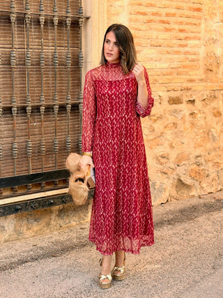 Vestido Tul estampado | Davinia