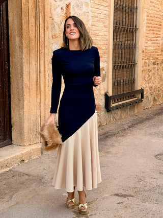 Vestido Bicolor | Velvet