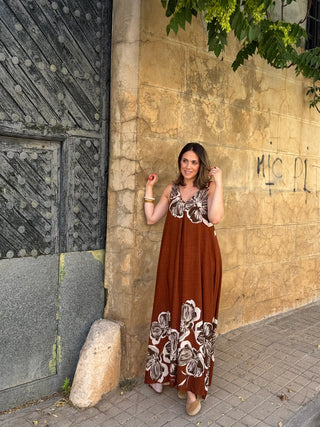 Vestido Estampado| Marea Teja