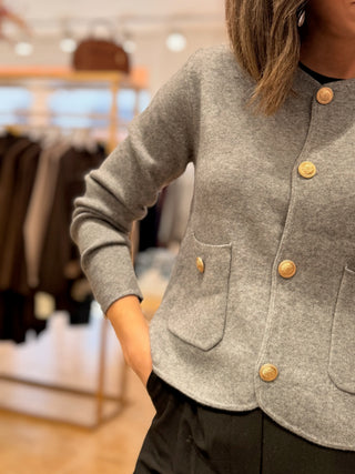 Chaqueta Punto | Miko Gris