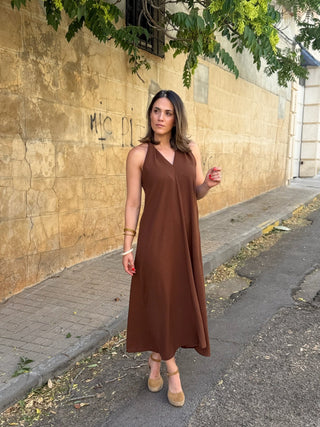Vestido verde com bordado em relevo | Tribal 