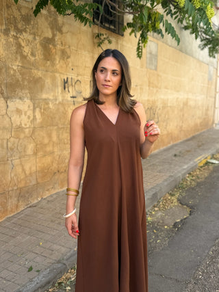 Vestido verde com bordado em relevo | Tribal 
