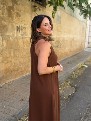 Vestido verde com bordado em relevo | Tribal 