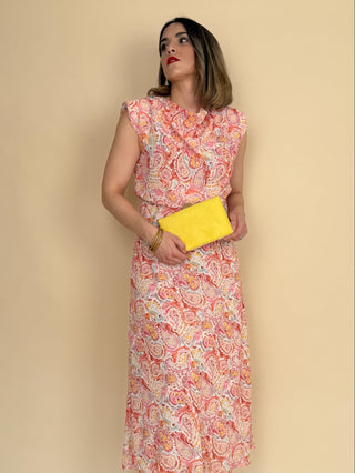Vestido gasa estampado| René