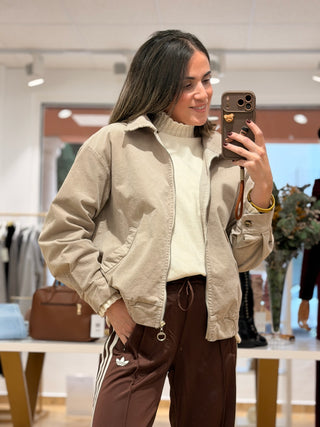 Chaqueta micropana beige | Neik