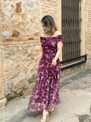 Vestido Tul estampado | Gala