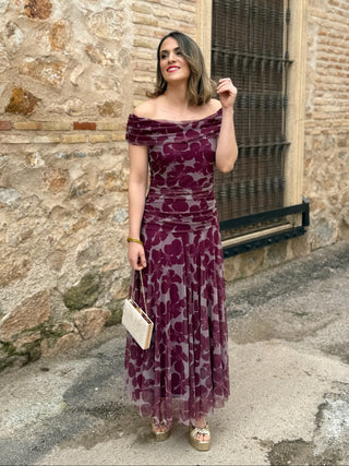 Vestido Tul estampado | Gala