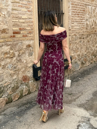 Vestido Tul estampado | Gala
