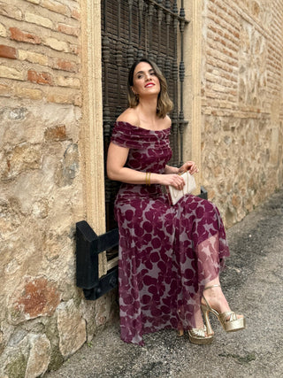 Vestido Tul estampado | Gala