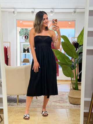 Vestido punto negro  | Core
