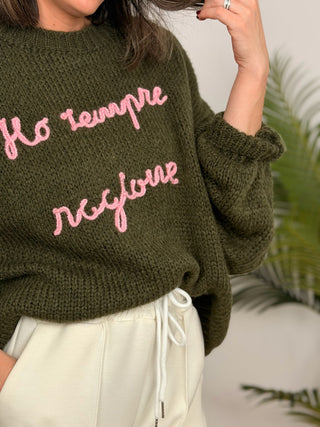 Jersey con texto kaki | Bali