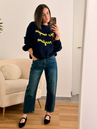 Jersey con texto marino| Bali