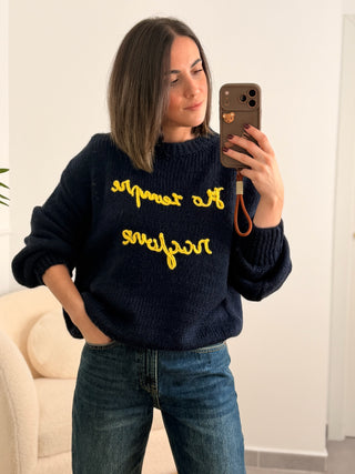 Jersey con texto marino| Bali